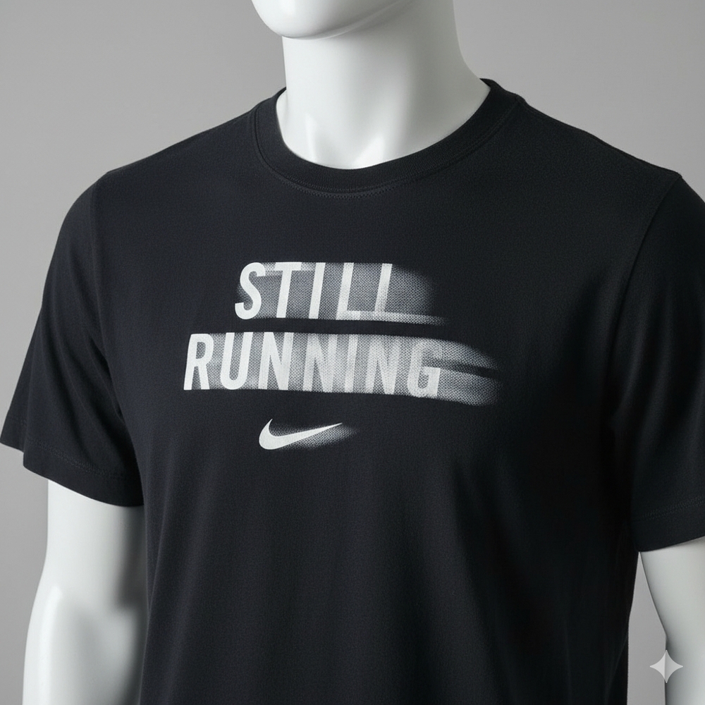 Nike Men's Black Graphic T-Shirt